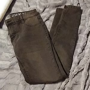 Grey black jegging jeans